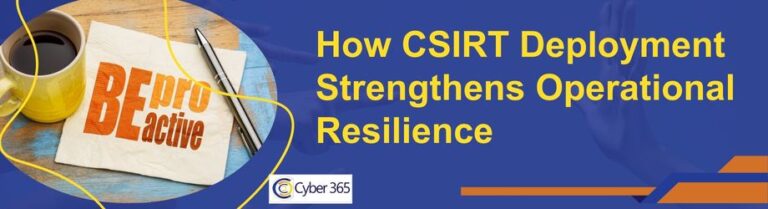 How CSIRT Deployment Strengthens Operational Resilience